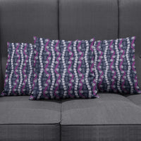 Pikake Maile Tiare Lei Pillow Cover Poni Lauhala Pattern