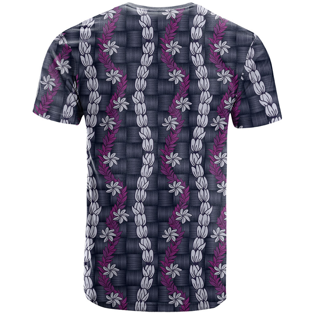 Pikake Maile Tiare Lei T Shirt Poni Lauhala Pattern