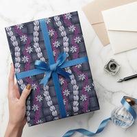 Pikake Maile Tiare Lei Wrapping Paper Poni Lauhala Pattern