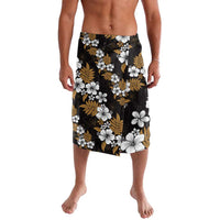 Hawaiian Hibiscus Tribal Floral Brown Lavalava Polynesian Tapa Pattern - Polynesian Pride