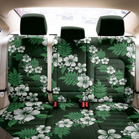 Hawaiian Hibiscus Tribal Floral Green Back Car Seat Cover Polynesian Tapa Pattern - Polynesian Pride