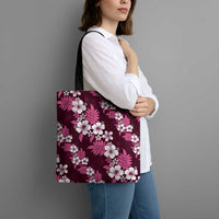 Hawaiian Hibiscus Tribal Floral Pink Tote Bag Polynesian Tapa Pattern LT01 - Polynesian Pride
