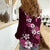 Hawaiian Hibiscus Tribal Floral Pink Women Casual Shirt Polynesian Tapa Pattern - Polynesian Pride