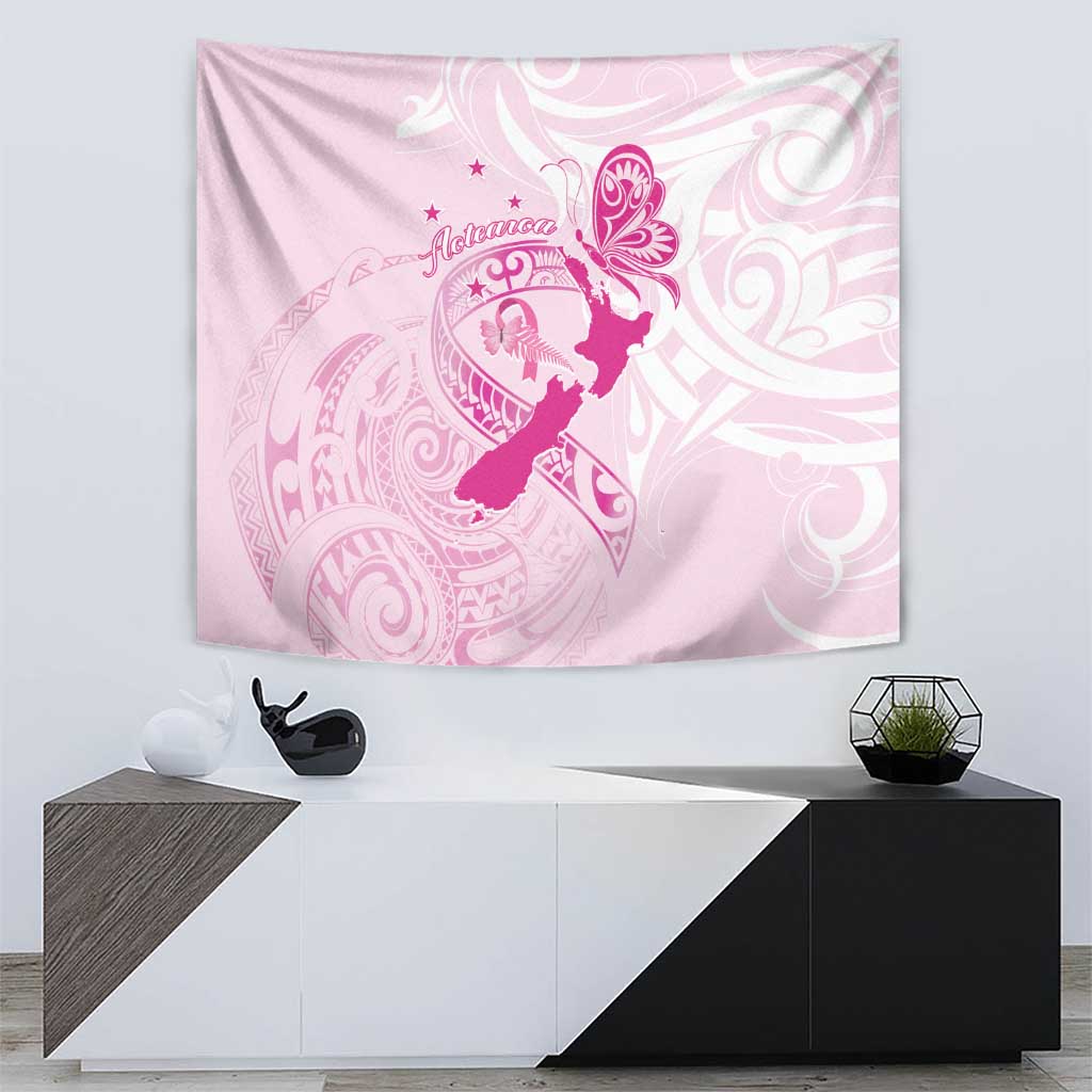 Personalised Aotearoa Breast Cancer Tapestry New Zealand Maori Pattern