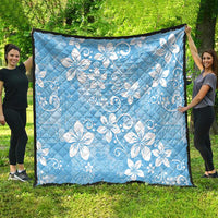 Fiji Tapa Pattern Quilt Plumeria Floral LT01 - Polynesian Pride