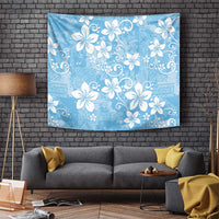 Fiji Tapa Pattern Tapestry Plumeria Floral LT01 - Polynesian Pride