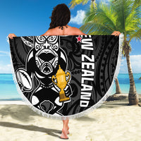 New Zealand Silver Fern Rugby Beach Blanket Aotearoa Champion 2023 World Cup LT01 - Wonder Print Shop