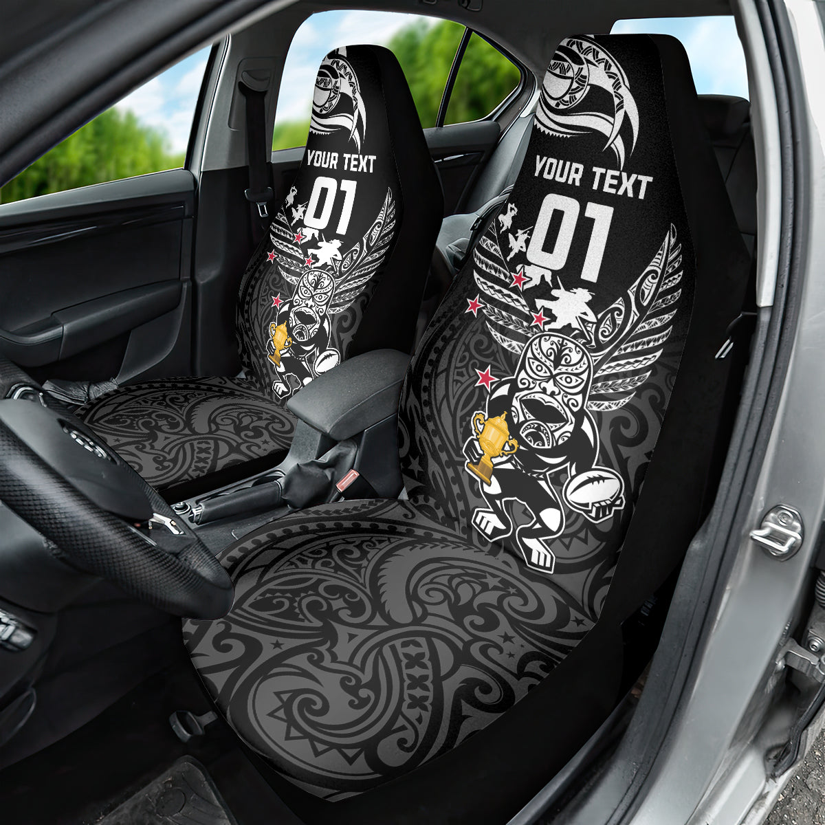 New Zealand Silver Fern Rugby Car Seat Cover Aotearoa Champion 2023 World Cup LT01 - Polynesian Pride