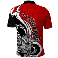 New Zealand Waitangi Day Polo Shirt Aotearoa Te Tiriti O Waitangi Kiwi Red Version LT01 - Polynesian Pride