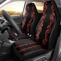 Hawaii Japan Koi Fish Red Car Seat Cover Tapa Pattern LT01 - Polynesian Pride