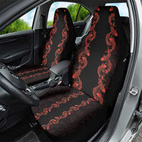 Hawaii Japan Koi Fish Red Car Seat Cover Tapa Pattern LT01 - Polynesian Pride