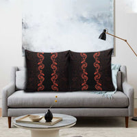 Hawaii Japan Koi Fish Red Pillow Cover Tapa Pattern LT01 - Polynesian Pride