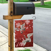 Hawaii Japan Cranes Sakura Flower Red Garden Flag Japan Heritage Spirit LT01 - Polynesian Pride