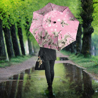 Cranes Sakura Floral Pink Pastel Umbrella Hawaii Japan Culture LT01 - Polynesian Pride