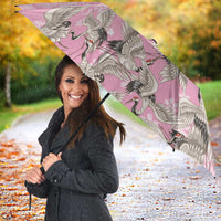 Cranes Sakura Floral Pink Pastel Umbrella Hawaii Japan Culture LT01 - Polynesian Pride