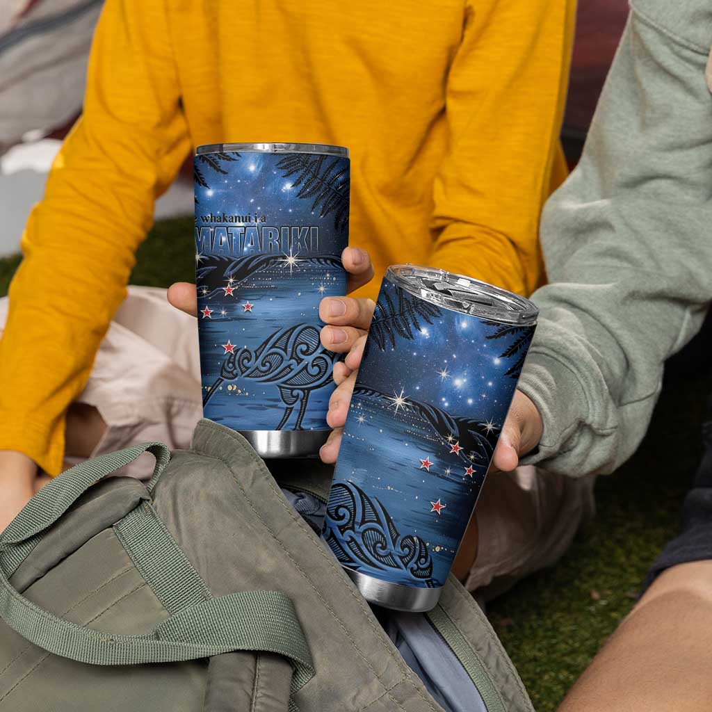 New Zealand Maori Matariki Kiwi Tumbler Cup Silver Fern