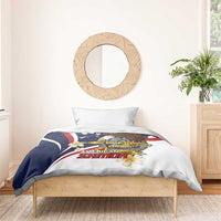 Personalized American Samoa Bedding Set Amerika Samoa Bald Eagle