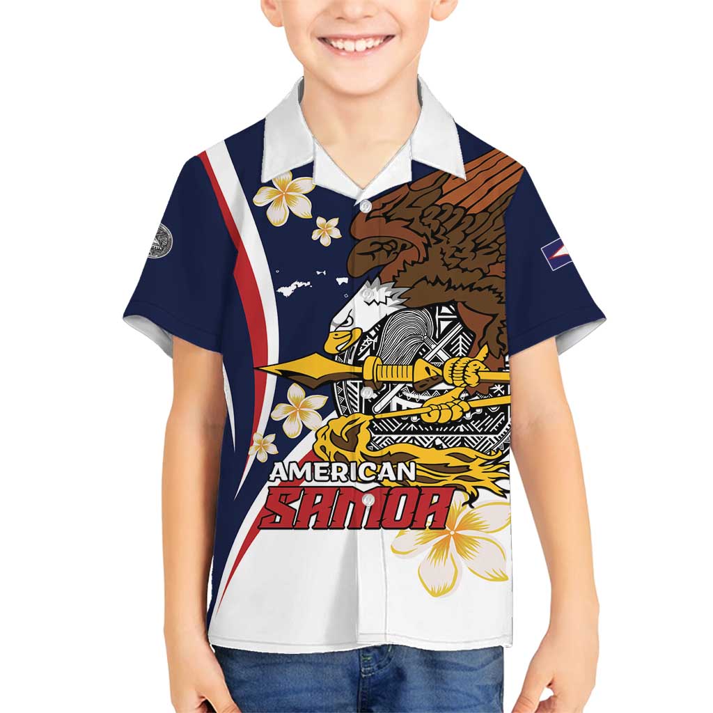 Personalized American Samoa Family Matching Long Sleeve Bodycon Dress and Hawaiian Shirt Amerika Samoa Bald Eagle