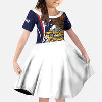 Personalized American Samoa Family Matching Off Shoulder Maxi Dress and Hawaiian Shirt Amerika Samoa Bald Eagle