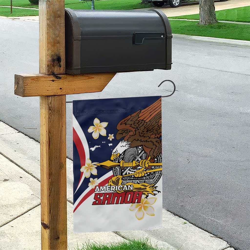 Personalized American Samoa Garden Flag Amerika Samoa Bald Eagle