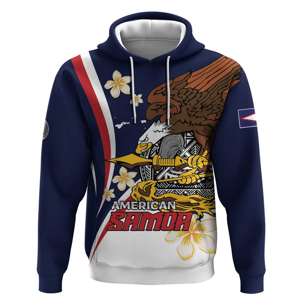 Personalized American Samoa Hoodie Amerika Samoa Bald Eagle