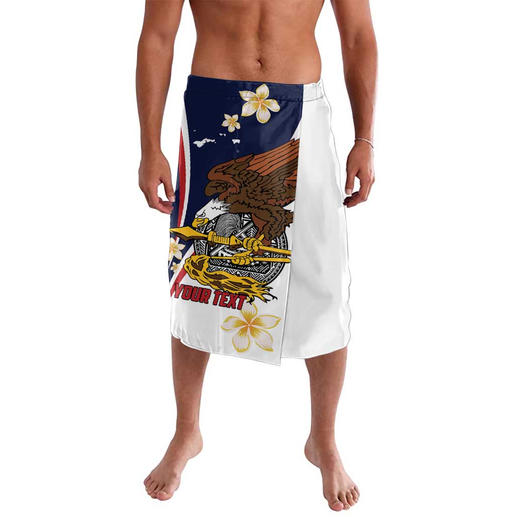 Personalized American Samoa Lavalava Amerika Samoa Bald Eagle