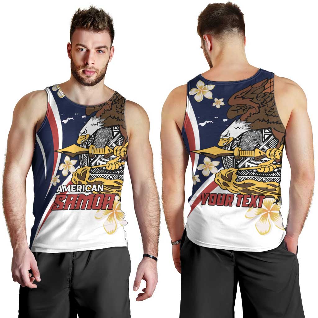 Personalized American Samoa Men Tank Top Amerika Samoa Bald Eagle