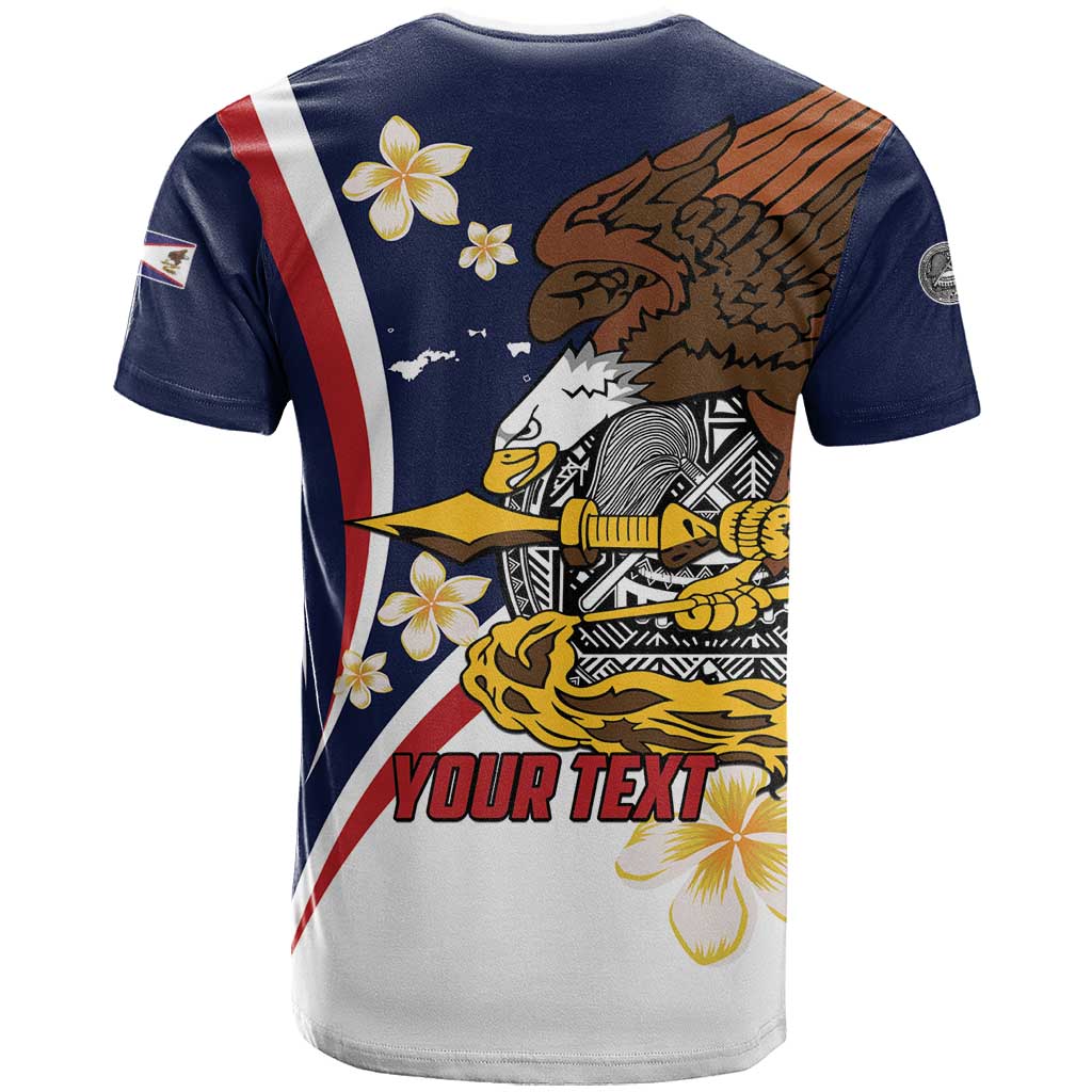 Personalized American Samoa T Shirt Amerika Samoa Bald Eagle