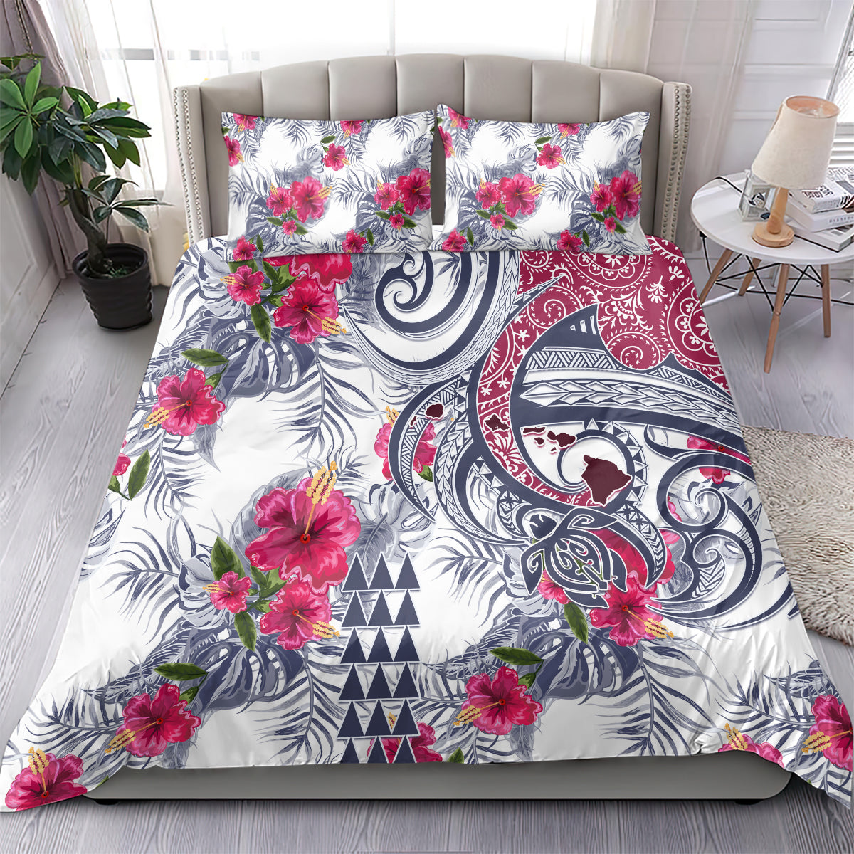 Hawaii Kakau Mix Paisley Pattern Bedding Set Polynesian Tropical Unique Style LT01 - Polynesian Pride