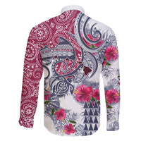 Hawaii Kakau Mix Paisley Pattern Family Matching Tank Maxi Dress and Hawaiian Shirt Polynesian Tropical Unique Style LT01 - Polynesian Pride