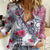 Hawaii Kakau Mix Paisley Pattern Women Casual Shirt Polynesian Tropical Unique Style LT01 Female White - Polynesian Pride