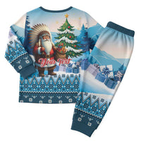 Personalized Native American Santa Claus Christmas Pajama Set Merry Christmas 2025 - Polynesian Pride