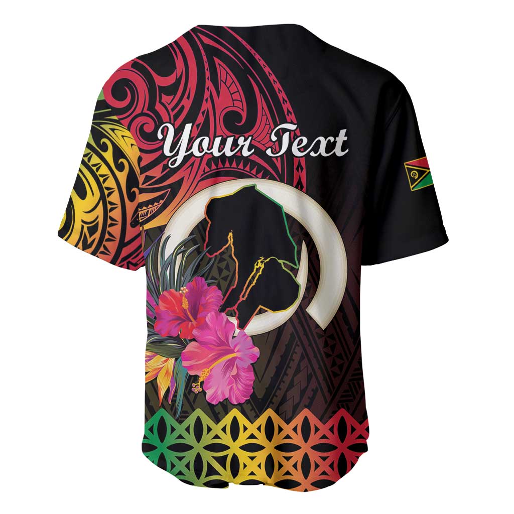 Personalised Vanuatu Port Vila Stay Strong Baseball Jersey Long God Yumi Stanap LT01 - Polynesian Pride