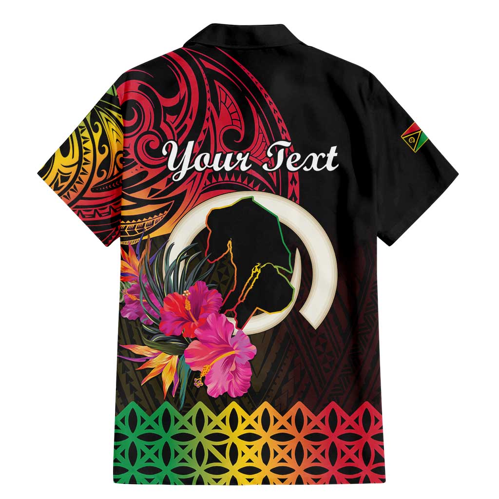 Personalised Vanuatu Port Vila Stay Strong Family Matching Mermaid Dress and Hawaiian Shirt Long God Yumi Stanap