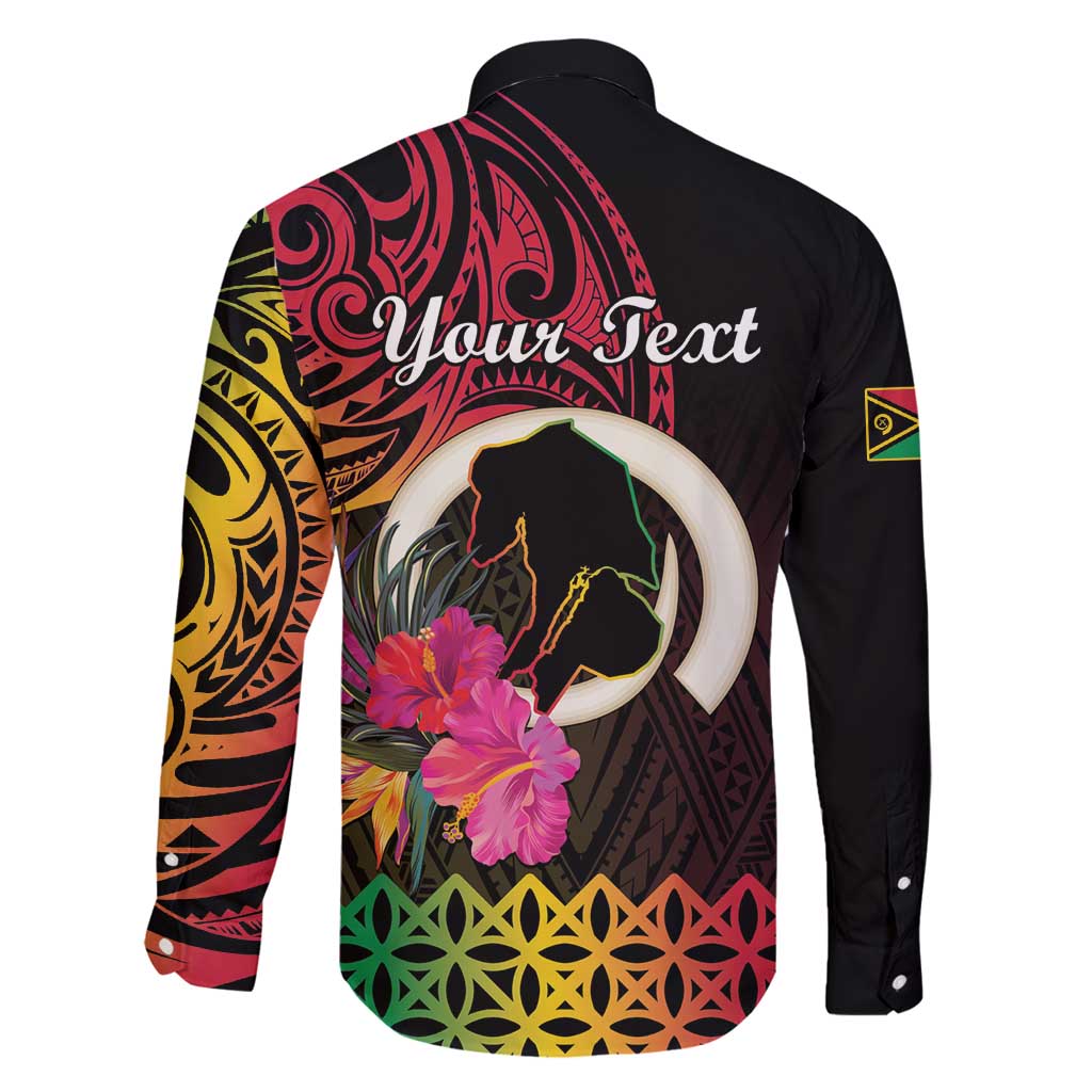 Personalised Vanuatu Port Vila Stay Strong Family Matching Tank Maxi Dress and Hawaiian Shirt Long God Yumi Stanap