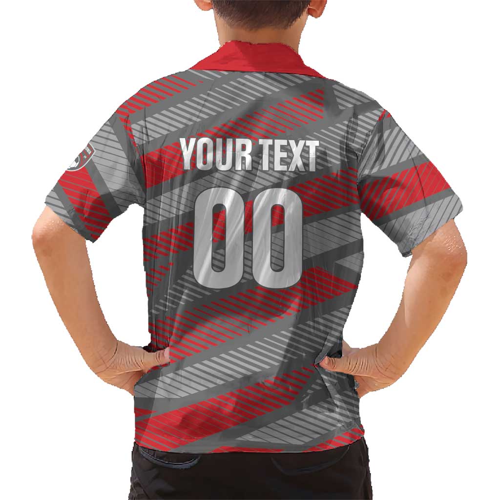Custom Football 2026 New Caledonia Kid Hawaiian Shirt Kagus Come On