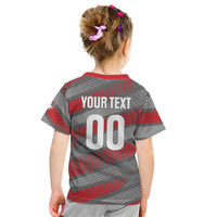 Custom Football 2026 New Caledonia Kid T Shirt Kagus Come On LT01 - Polynesian Pride