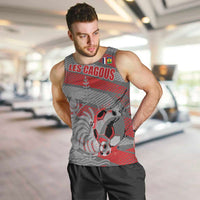 Custom Football 2026 New Caledonia Men Tank Top Kagus Come On LT01 Gray - Polynesian Pride