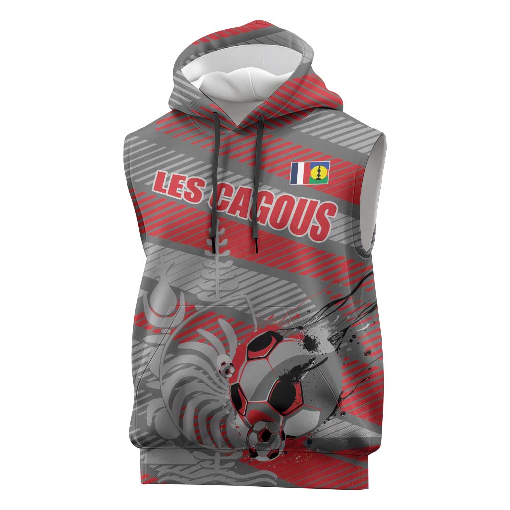 Custom Football 2026 New Caledonia Sleeveless Hoodie Kagus Come On