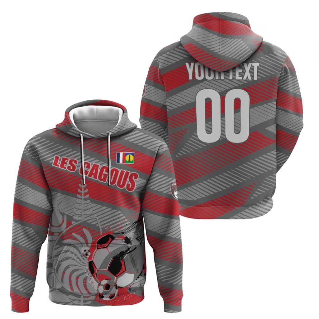 Custom Football 2026 New Caledonia Zip Hoodie Kagus Come On