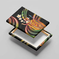 Hawaii King Kamehameha Canvas Wall Art Fantastic Plumeria Reggae