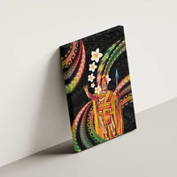 Hawaii King Kamehameha Canvas Wall Art Fantastic Plumeria Reggae