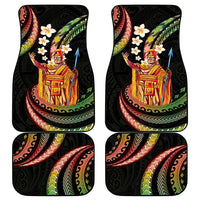 Hawaii King Kamehameha Car Mats Fantastic Plumeria Reggae
