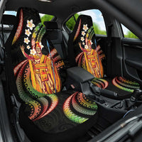 Hawaii King Kamehameha Car Seat Cover Fantastic Plumeria Reggae