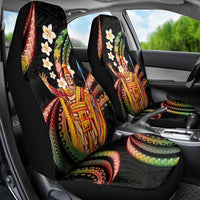 Hawaii King Kamehameha Car Seat Cover Fantastic Plumeria Reggae