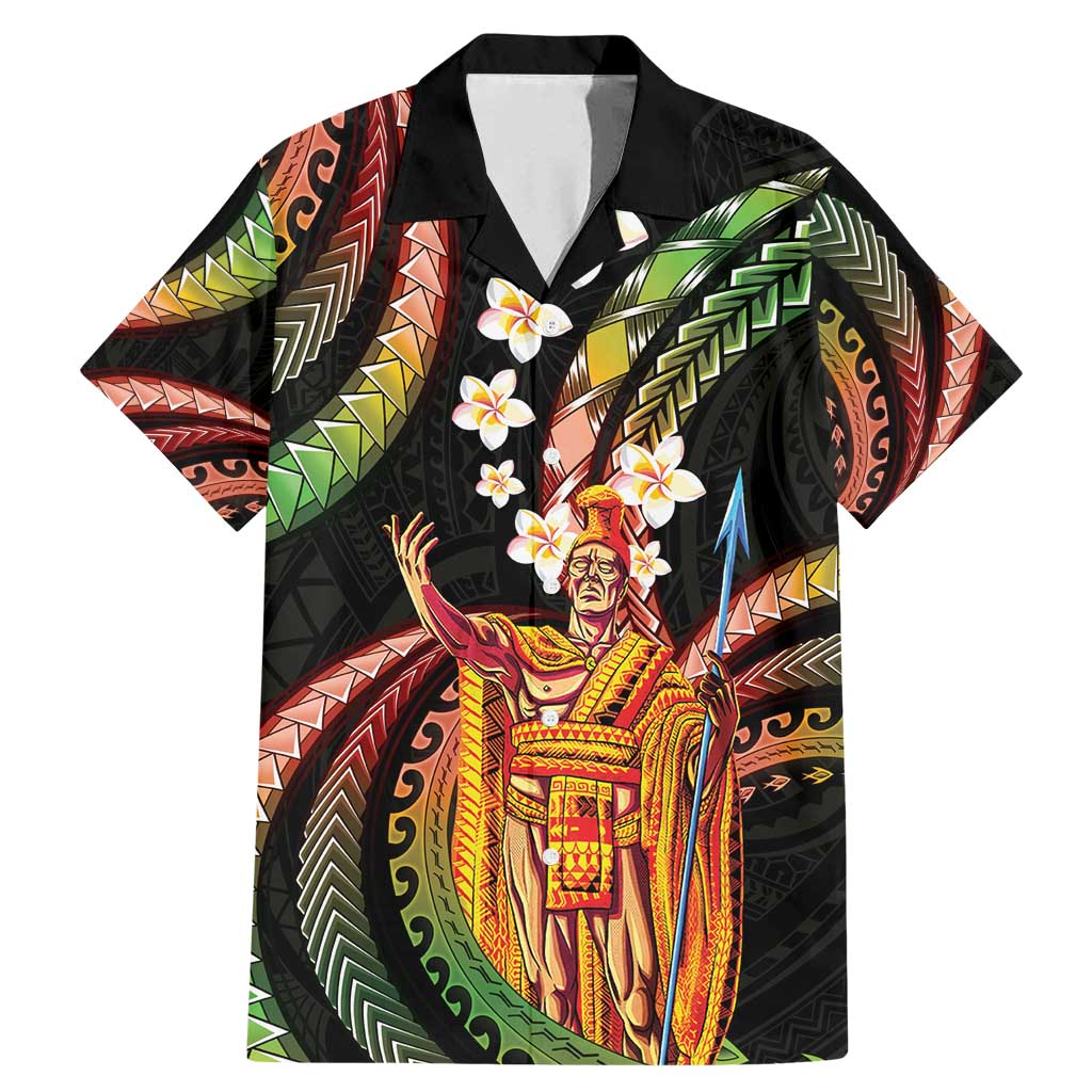 Hawaii King Kamehameha Family Matching Mermaid Dress and Hawaiian Shirt Fantastic Plumeria Reggae
