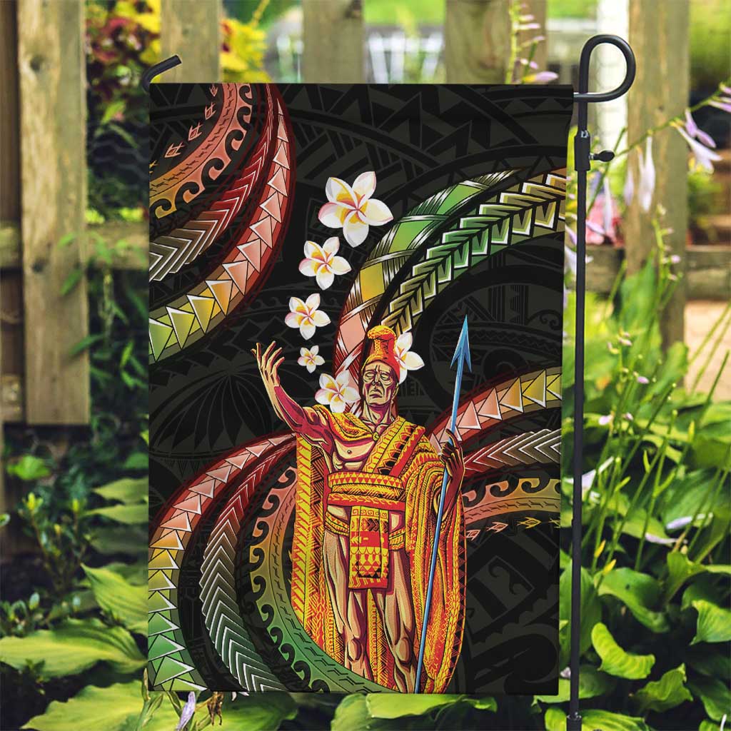 Hawaii King Kamehameha Garden Flag Fantastic Plumeria Reggae