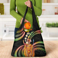 Hawaii King Kamehameha Grocery Bag Fantastic Plumeria Reggae