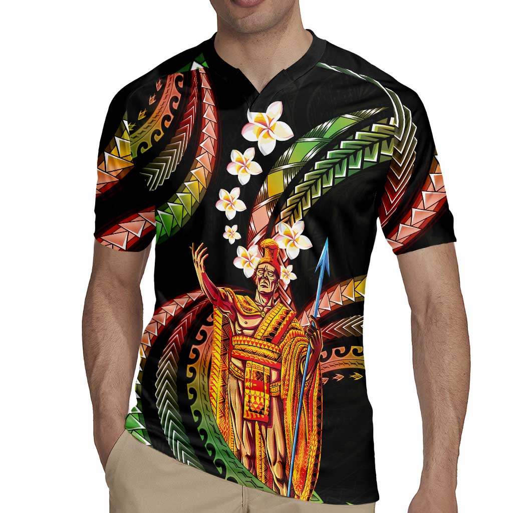 Hawaii King Kamehameha Rugby Jersey Fantastic Plumeria Reggae