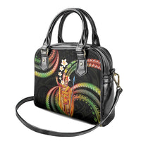 Hawaii King Kamehameha Shoulder Handbag Fantastic Plumeria Reggae